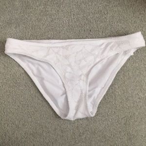 Aerie White Lace Swim Bottoms (unused)